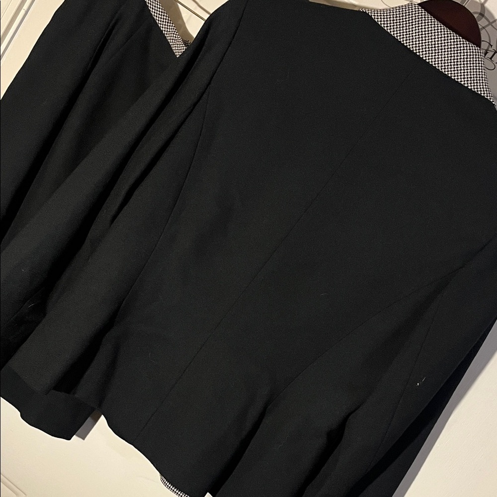 Vintage Teri Jon Black Women's Blazer and Skirt Set - Picture 5 of 7
